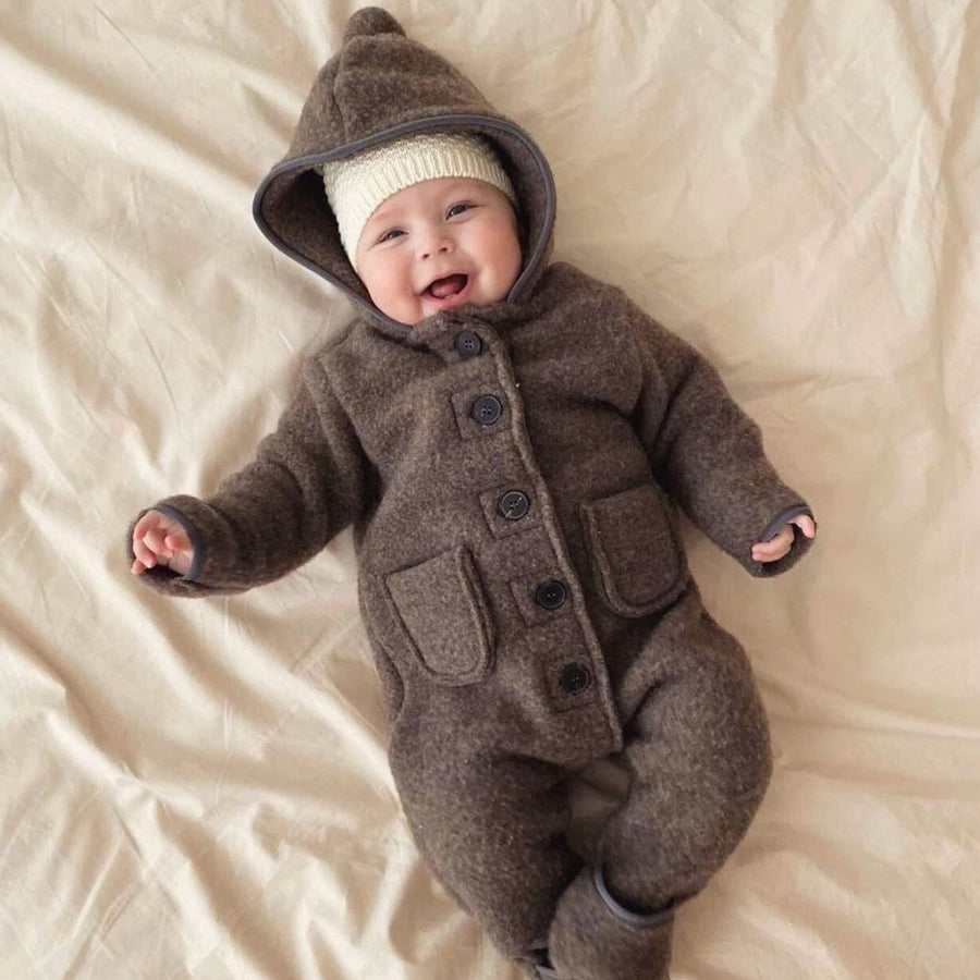 Teddy onesie chocolate - sold out - lalaby.com