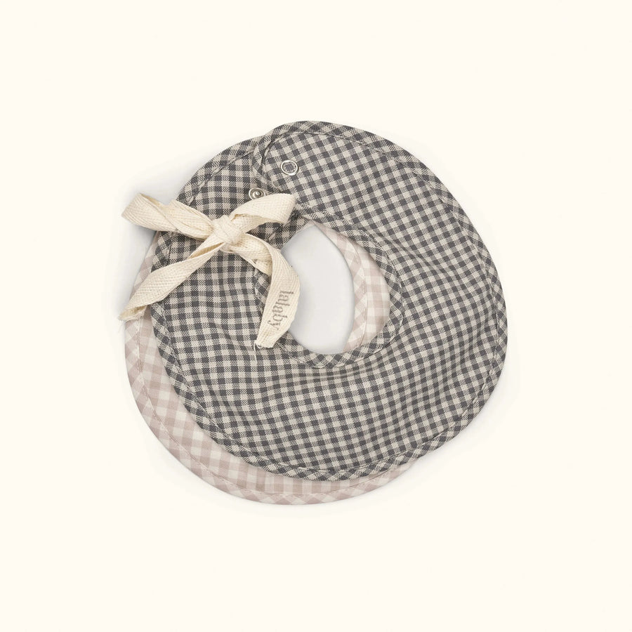 Bibi bibs 2-pack forest check