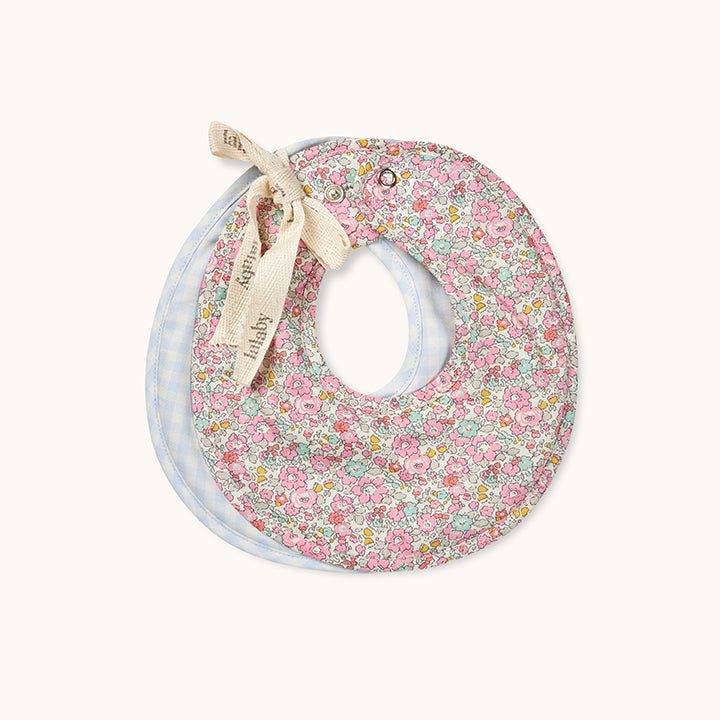 Bibi bibs 2-pack pink betsy