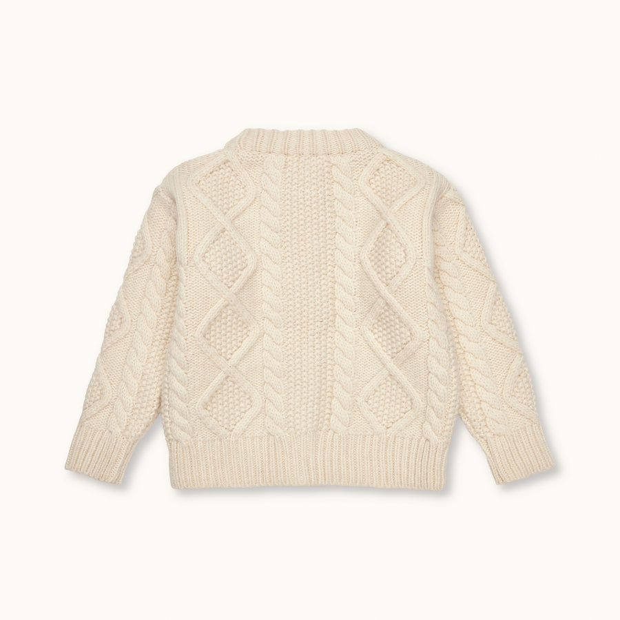 Coby cardigan natural (baby)