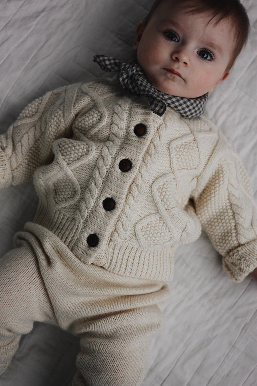 Coby cardigan natural (baby)