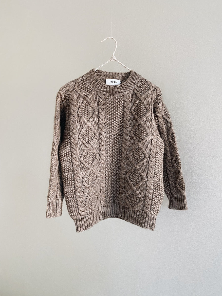 Aran sweater millet (kids)