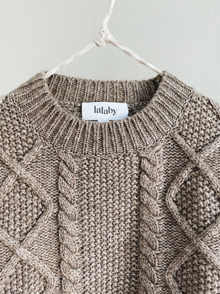 Aran sweater millet (kids)