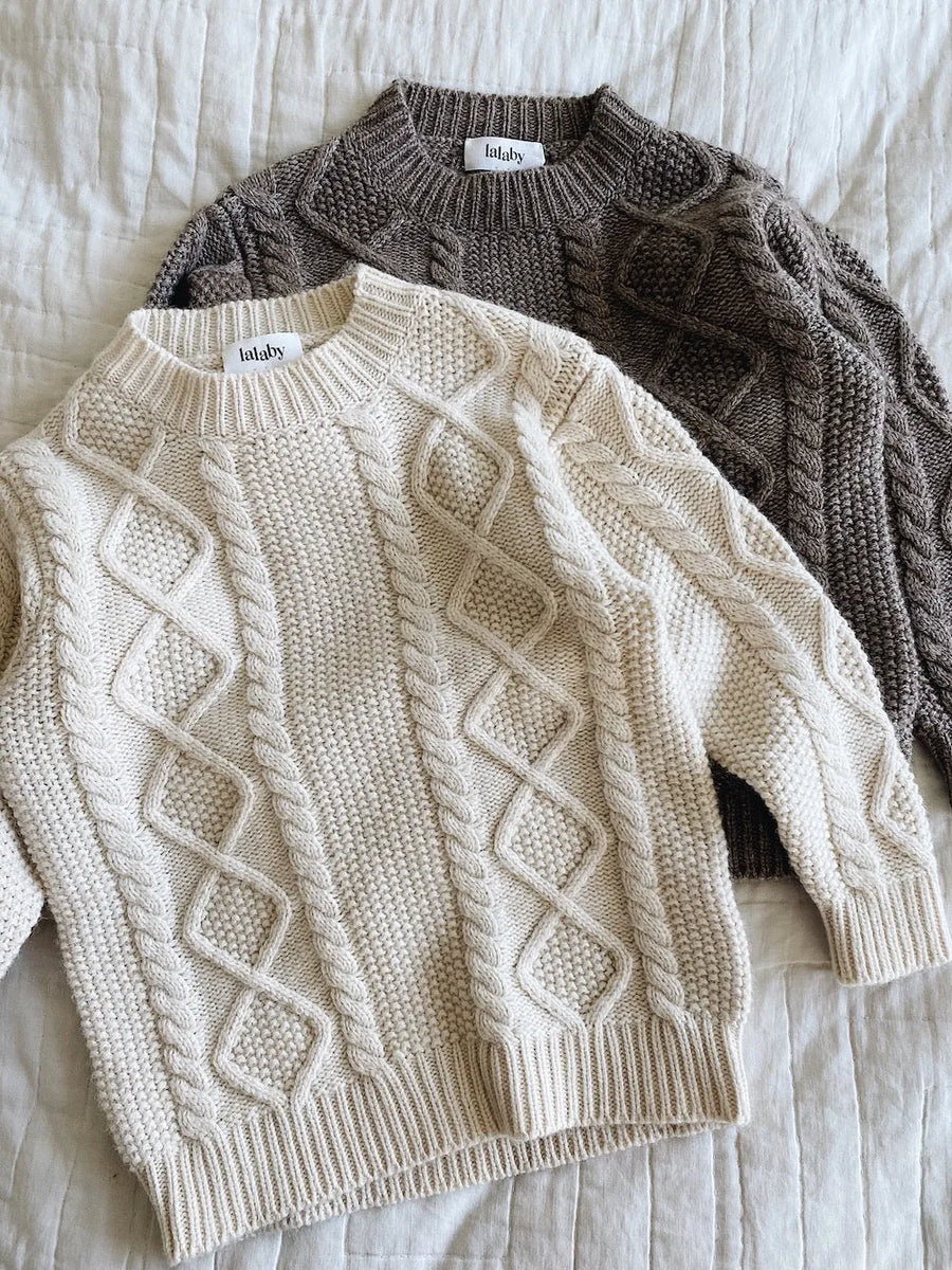 Aran sweater natural