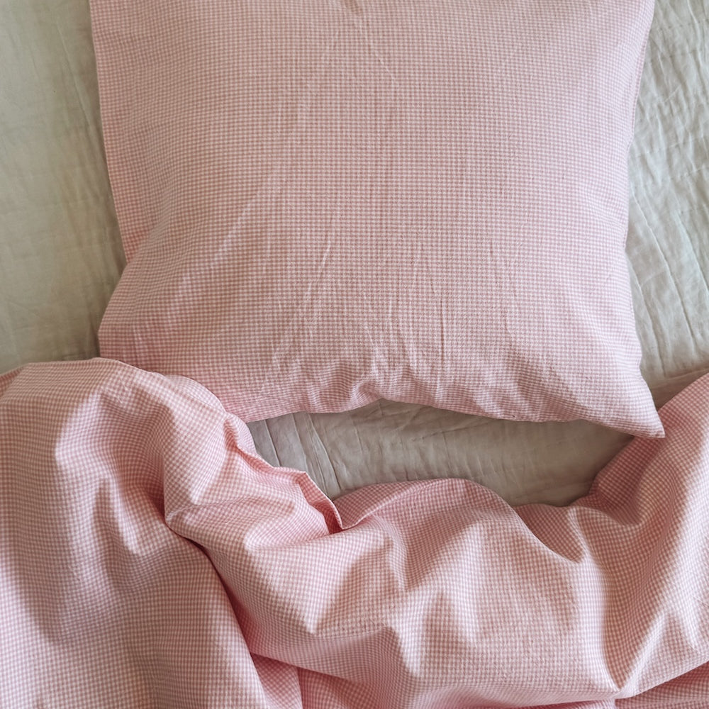 Baby bundle tiny check pink: Bedding, Duvet & Pillow