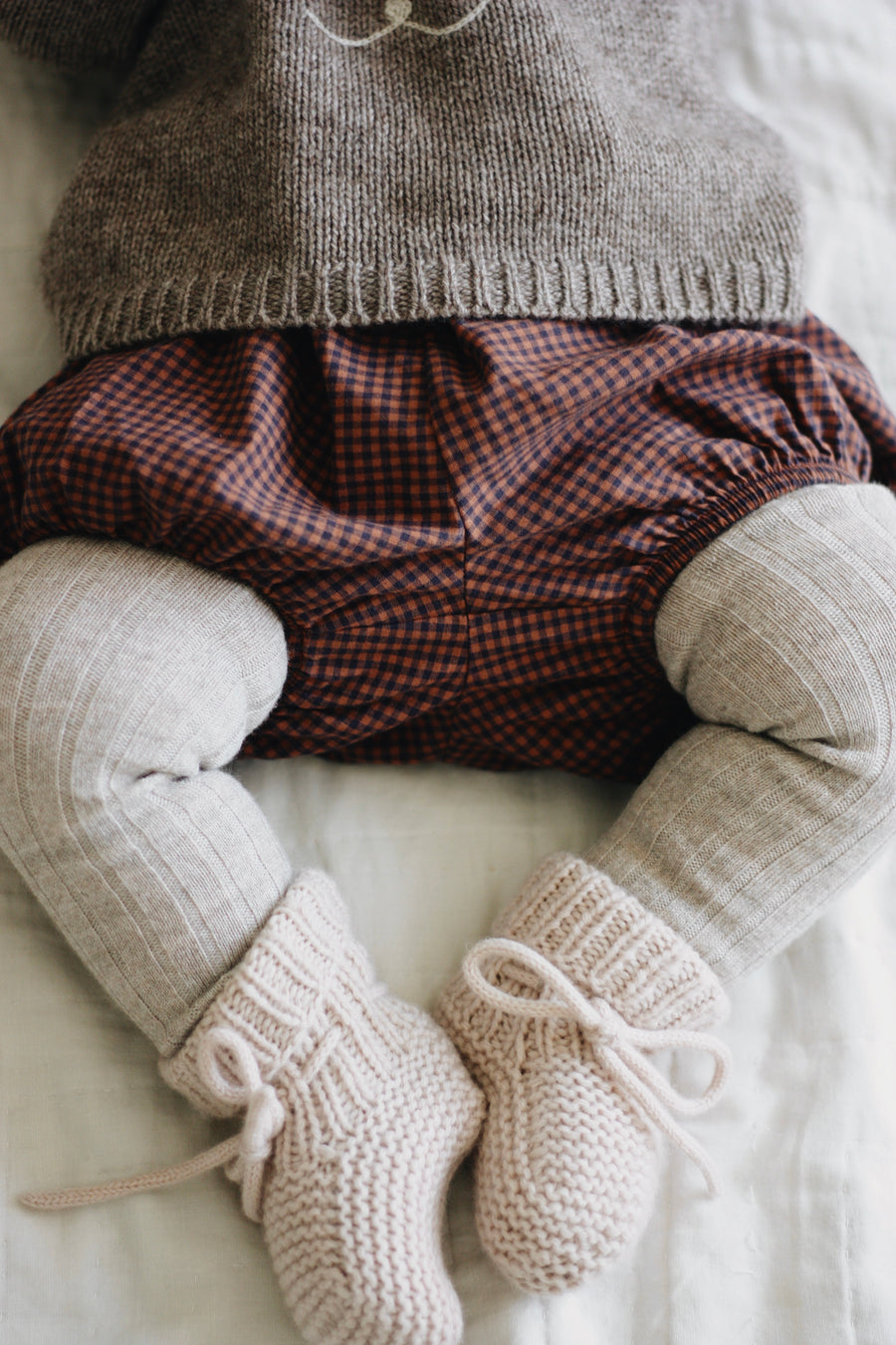 Nelly bloomers indigo check