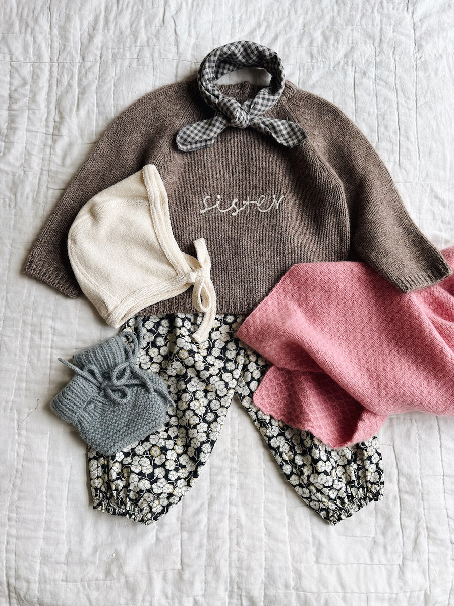 Aura cashmere blanket sorbet