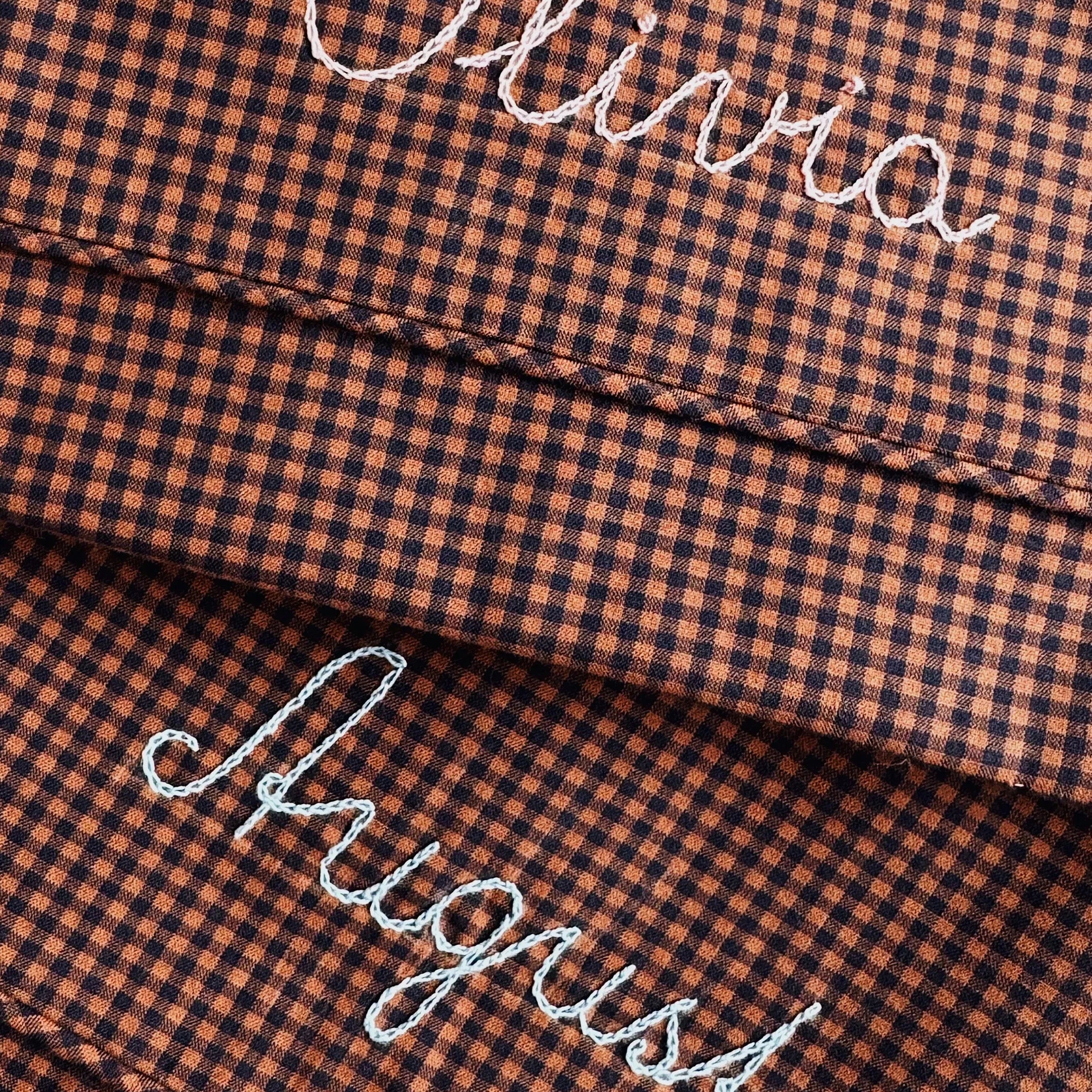 Classic junior bedding indigo check