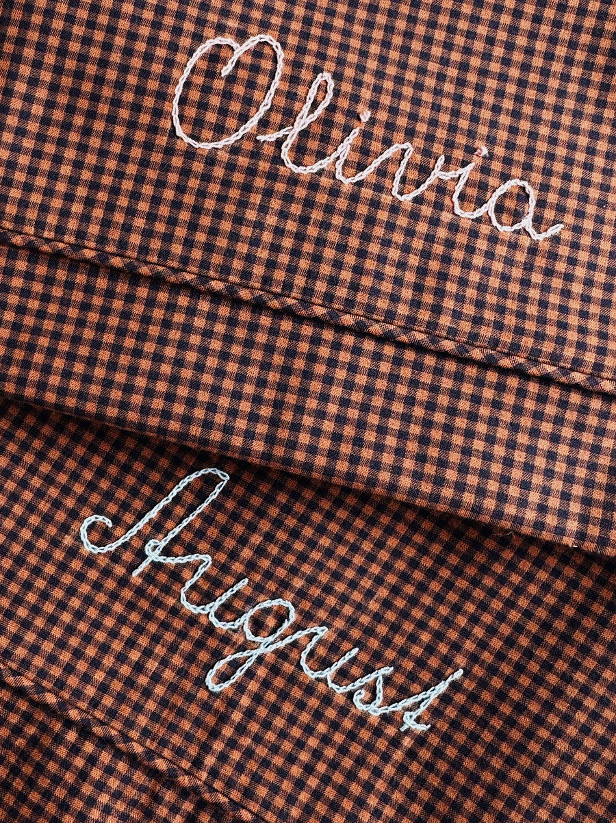 Baby bundle indigo check: Bedding, Duvet & Pillow