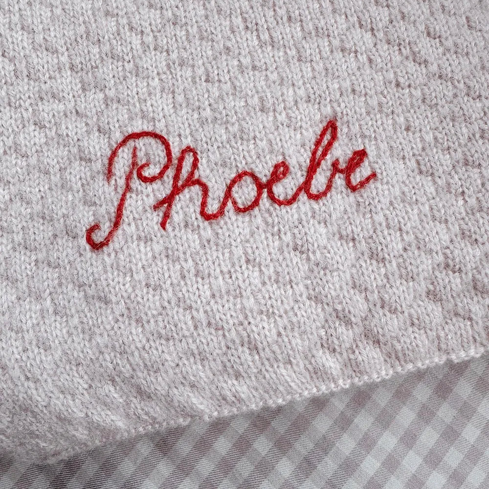 Aura cashmere blanket powder