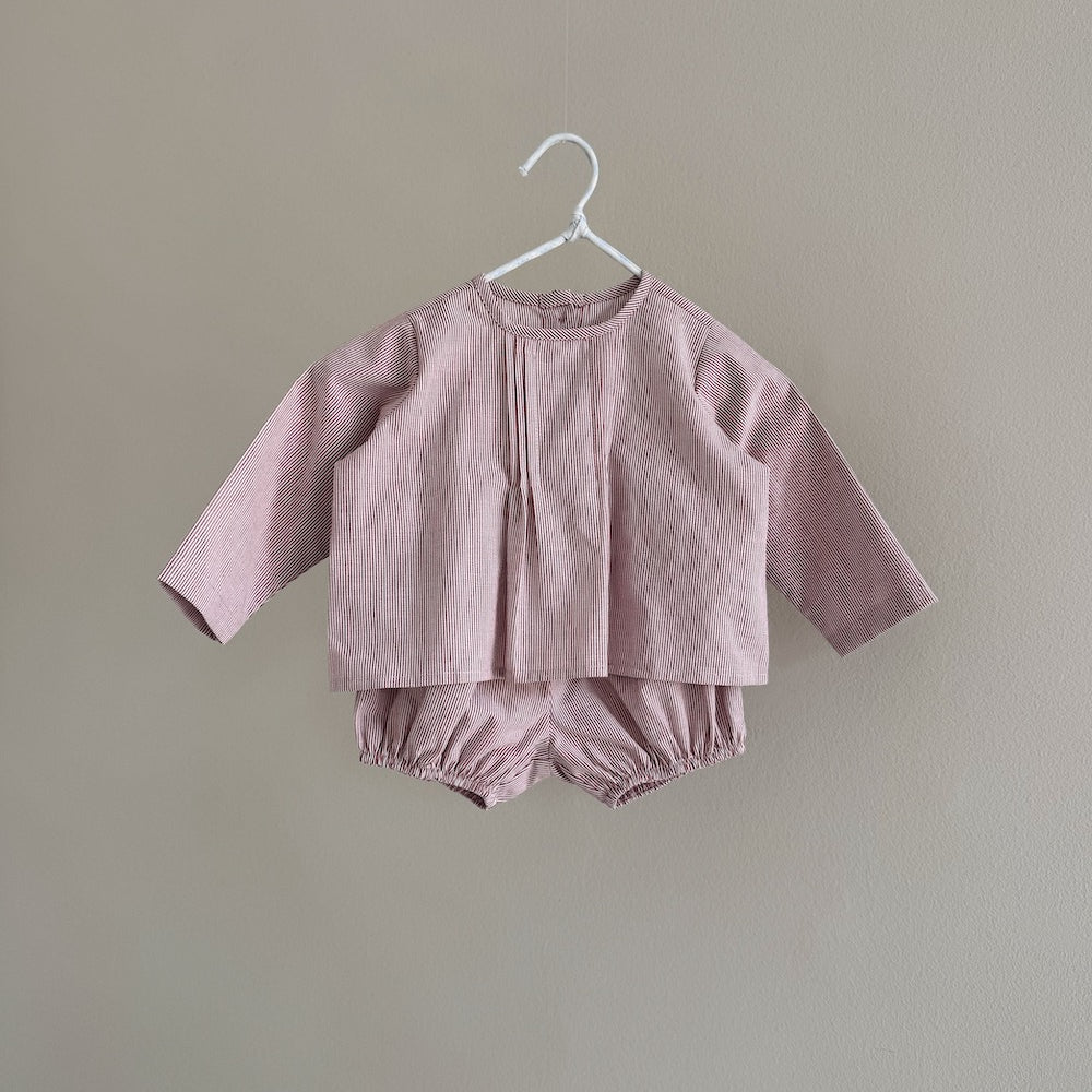 Wanda set berry stripe