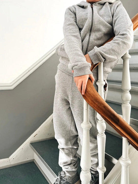 Willum hoodie indigo check – lalaby.com