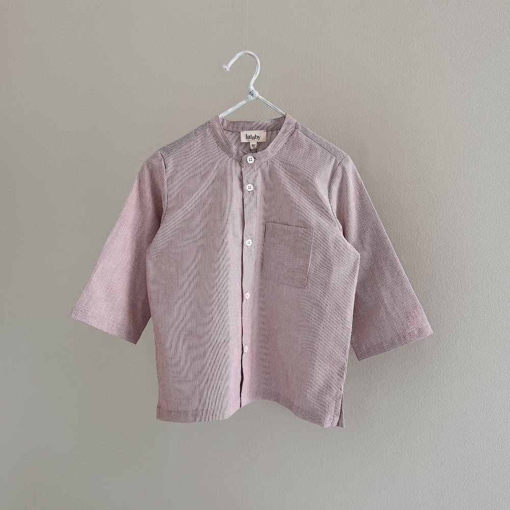 Emil skjorte berry stripe