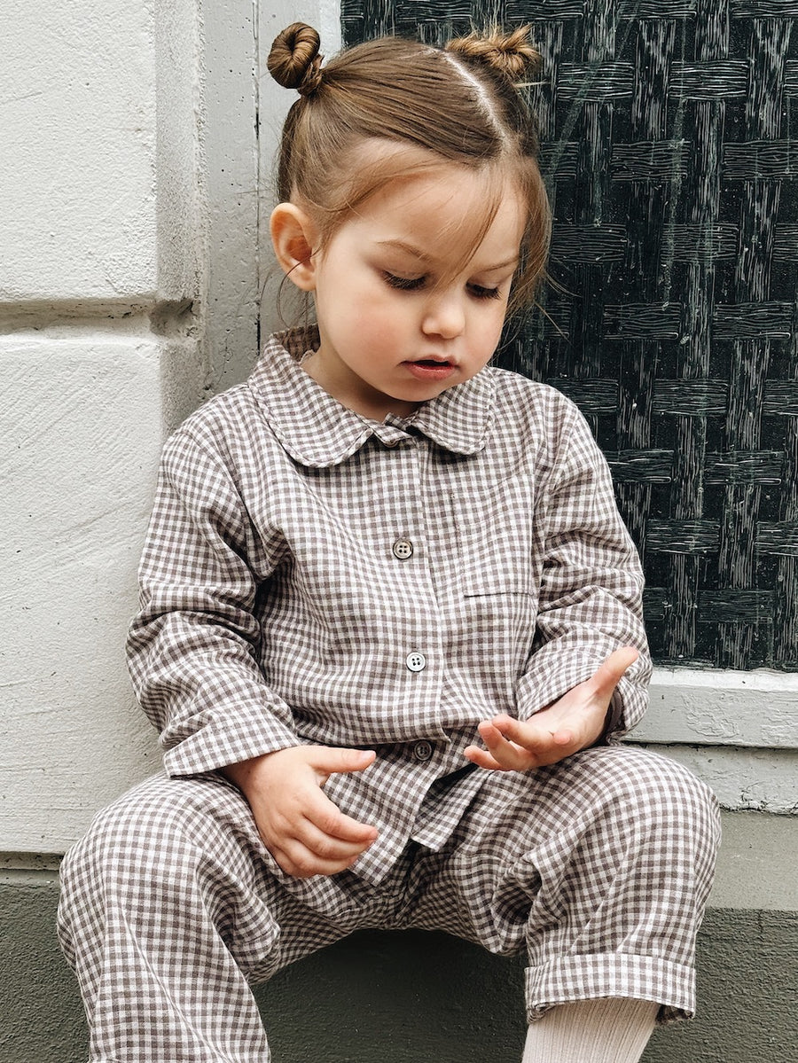 <tc>Klassisk pyjamas mini check</tc>