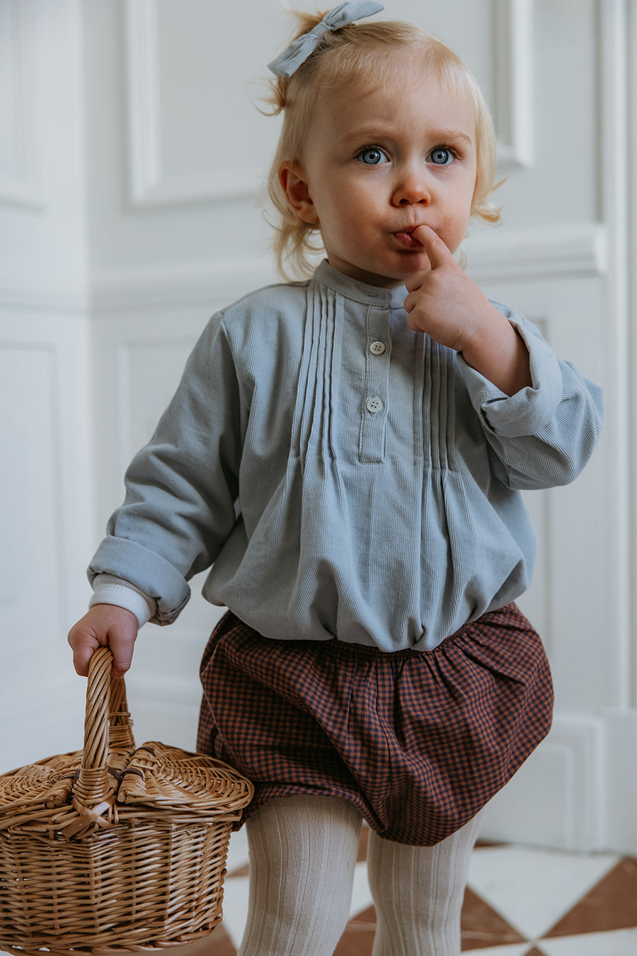 Mimi shirt barely blue