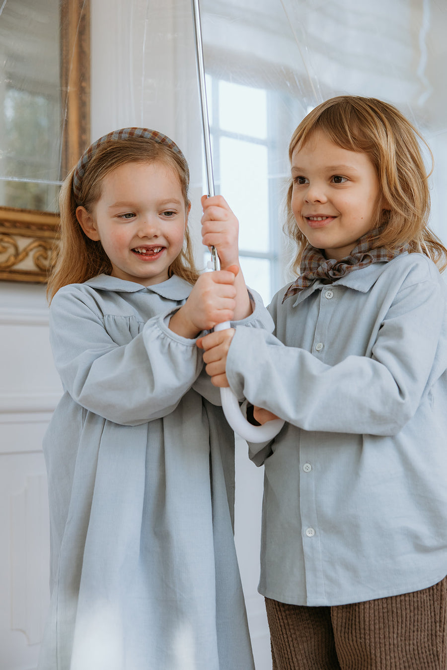Audrey dress barely blue (kids)