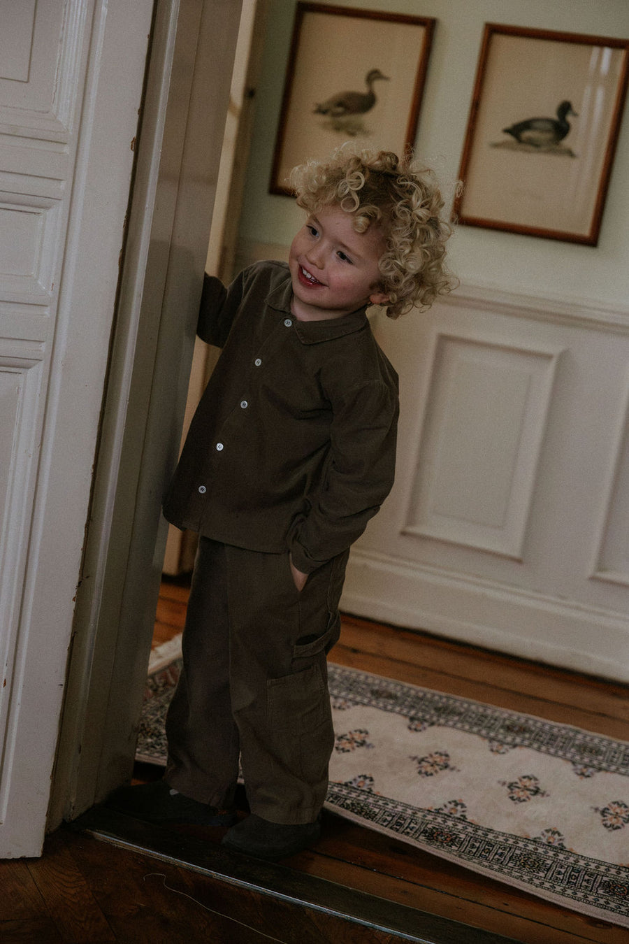 Maxi pants wood
