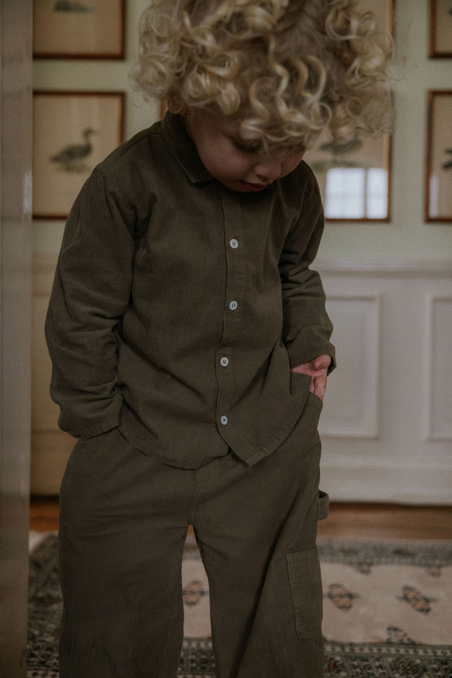 Maxi pants wood