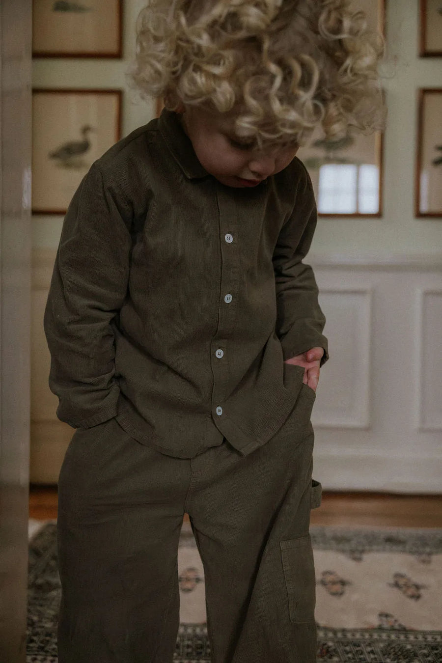 Maxi pants wood
