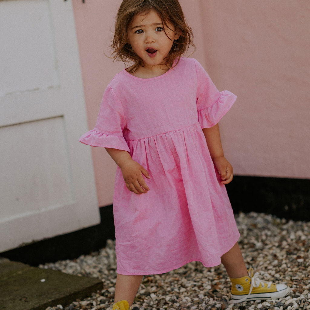 Lalaby - Viola dress raspberry