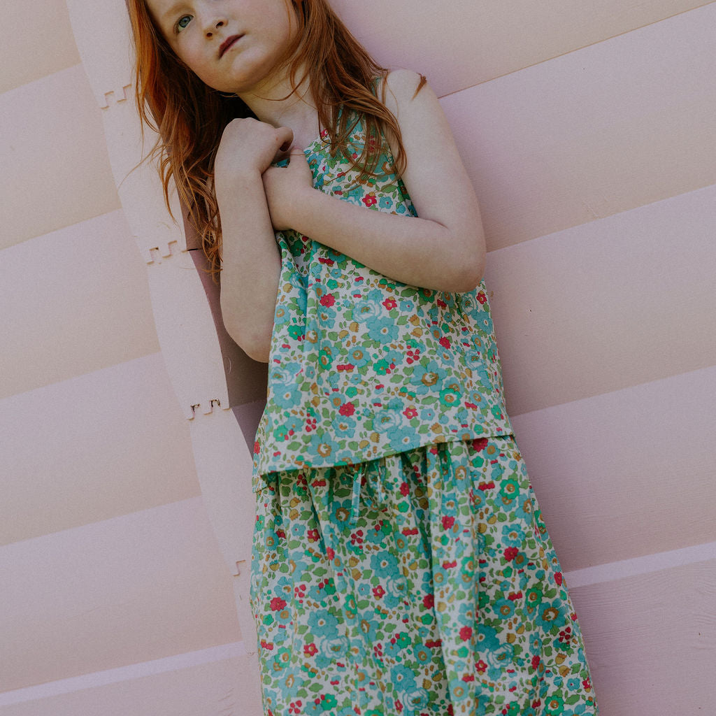 Dagmar skirt blue betsy