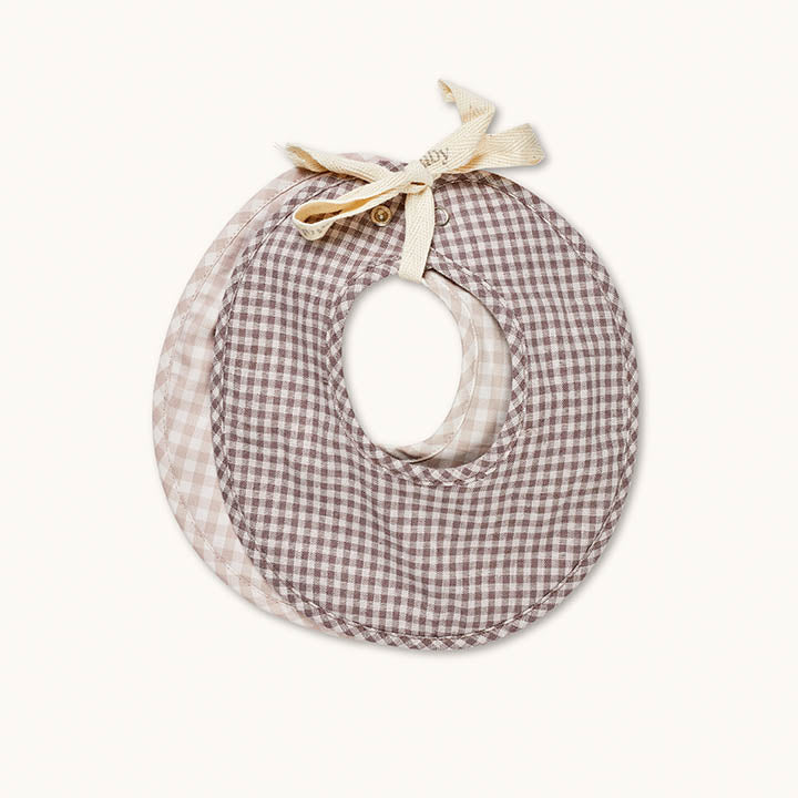 Bibi bib 2-pack - mini check