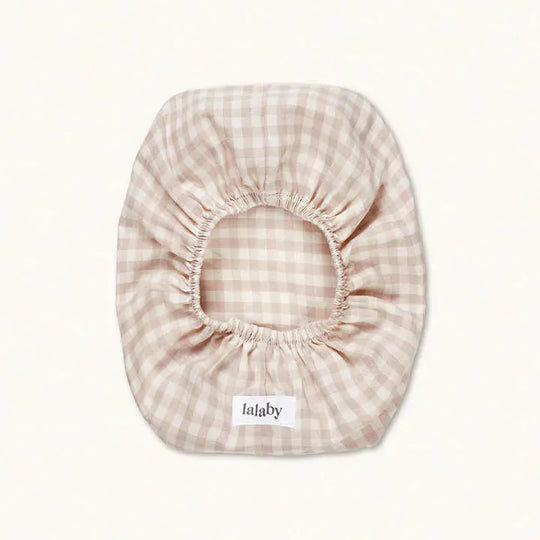 Wet wipe cover beige gingham – lalaby.com