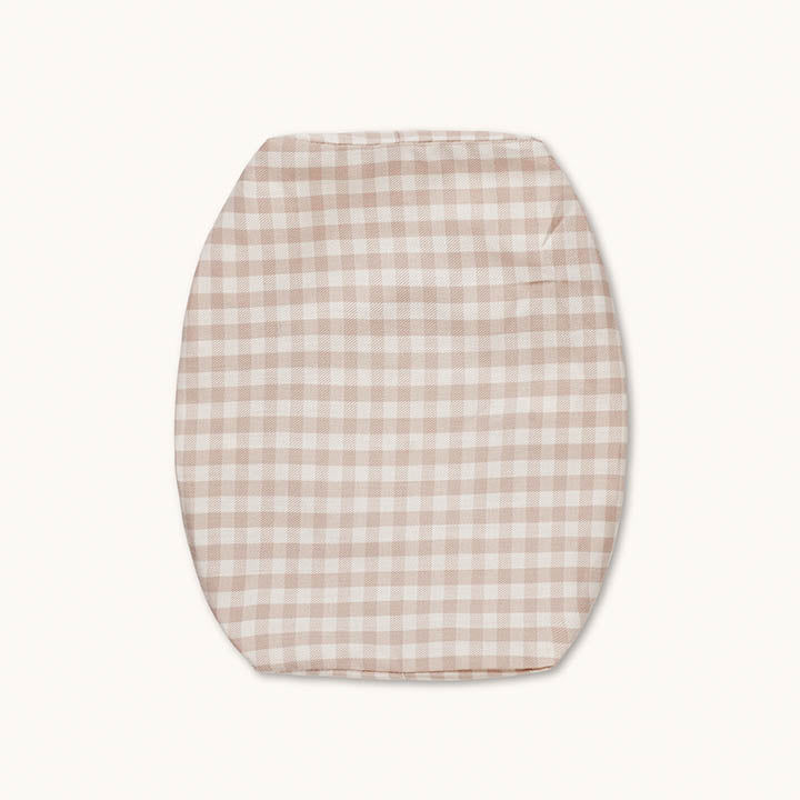 Wet wipe cover beige gingham