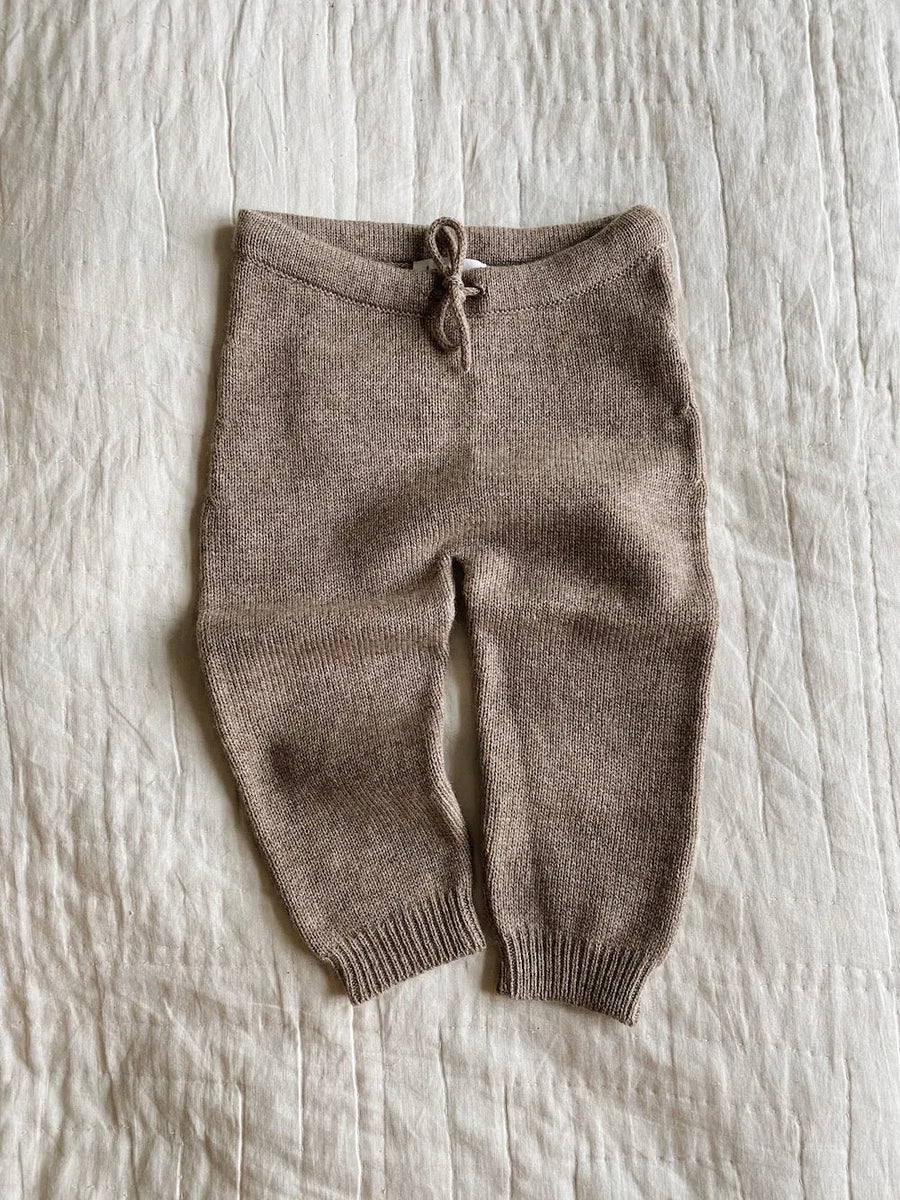 Stormy cashmere pants toast