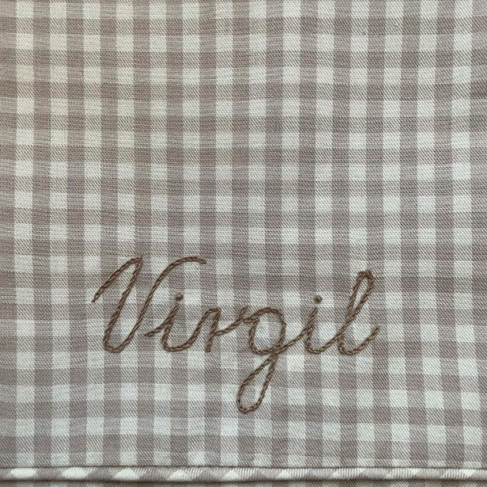 Lalaby - Classic baby bedding - beige gingham