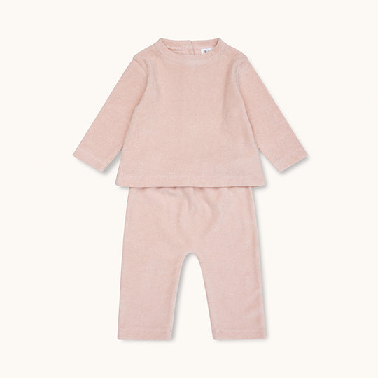 Terry cloth pajamas baby best sale