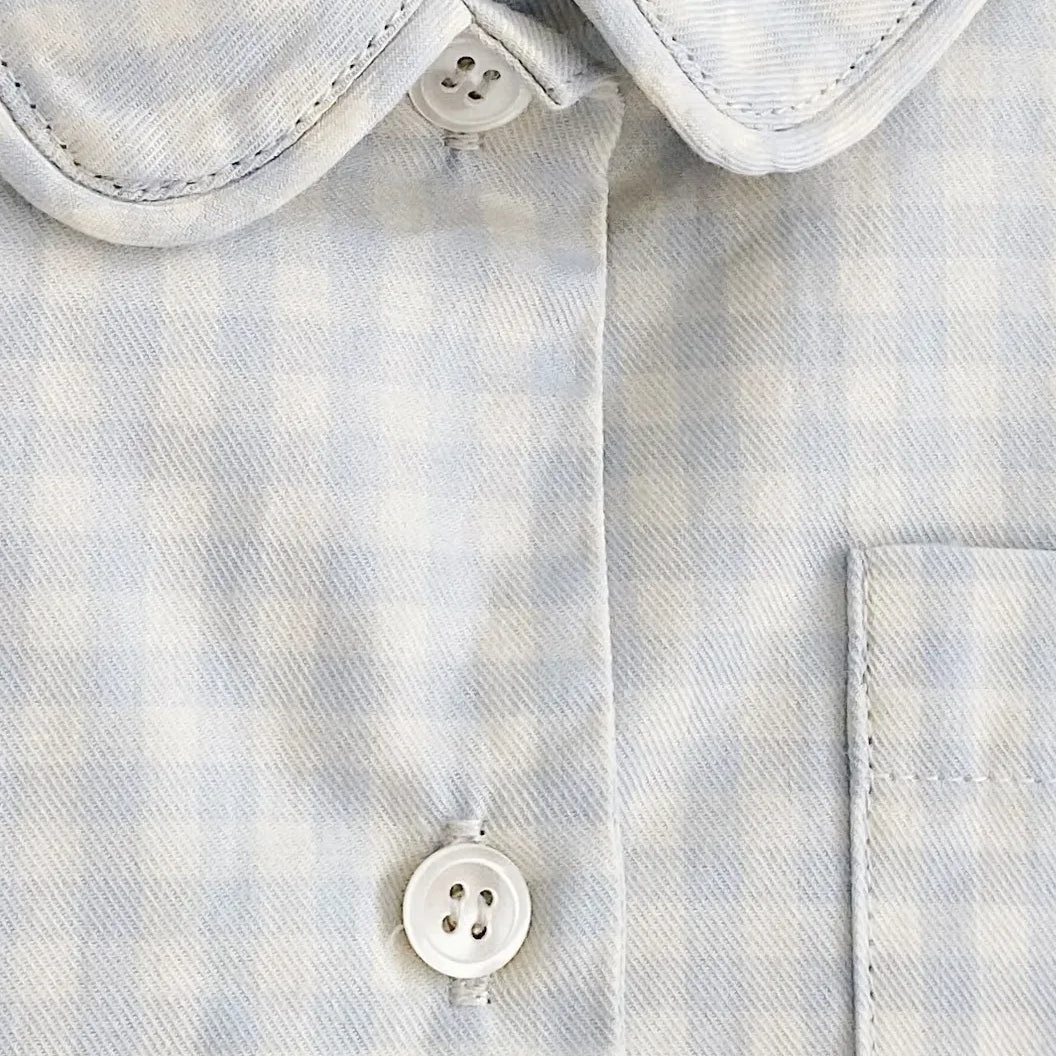 Classic Mom PJ - Blue gingham