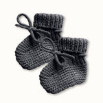 Lalaby Alpha shoes for babies in storm grey cashmere