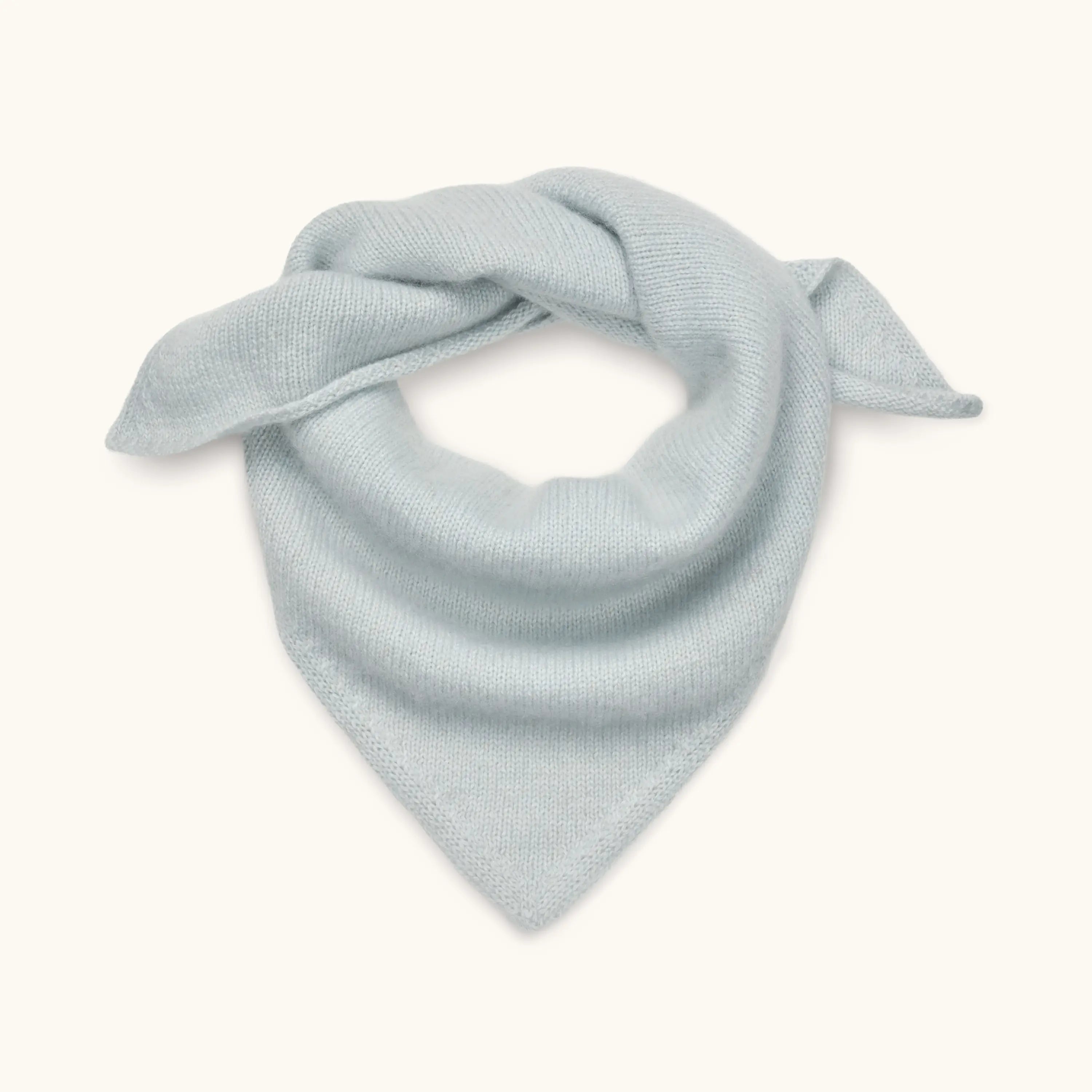 Lalaby Atlas scarf for babies, kids and adults in bluey light blue cashmere