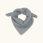 Lalaby Atlas scarf for babies, kids and adults in dove blue cashmere