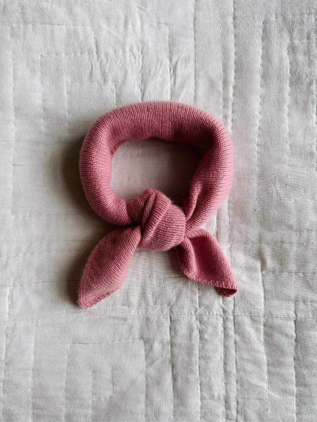 Lalaby Atlas scarf for babies, kids and adults in sorbet pink cashmere