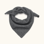 Lalaby Atlas scarf for babies, kids and adults in storm grey cashmere