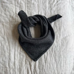 Lalaby Atlas scarf for babies, kids and adults in storm grey cashmere