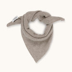 Lalaby Atlas scarf for babies, kids and adults in toast brown cashmere