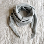 Lalaby Atlas scarf big for kids and adults in bluey light blue cashmere