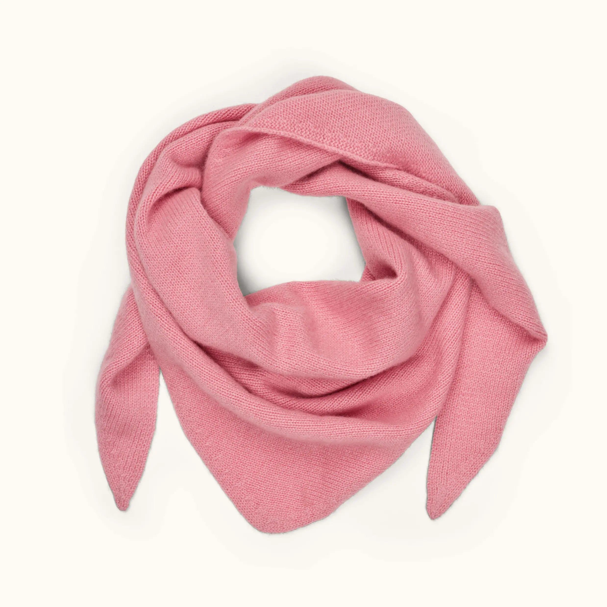 Lalaby Atlas scarf big for kids and adults in sorbet pink cashmere