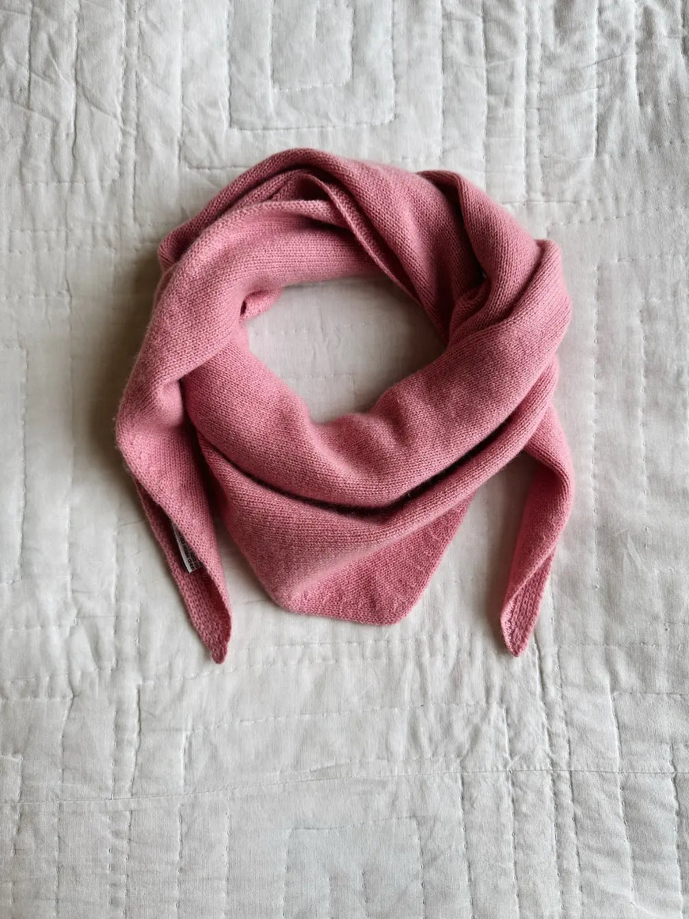 Lalaby Atlas scarf big for kids and adults in sorbet pink cashmere