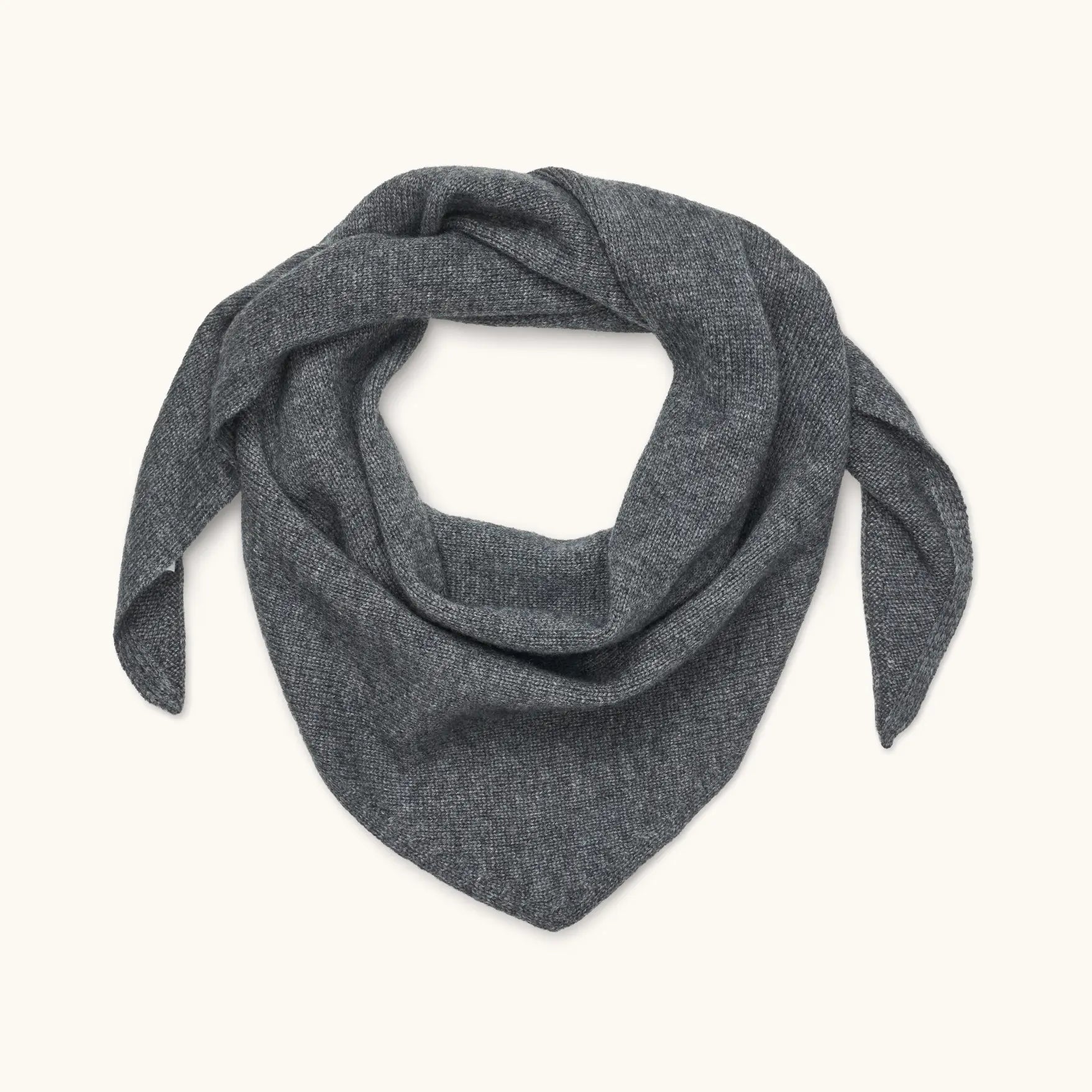 Lalaby Atlas scarf big for kids and adults in storm grey cashmere