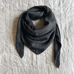 Lalaby Atlas scarf big for kids and adults in storm grey cashmere