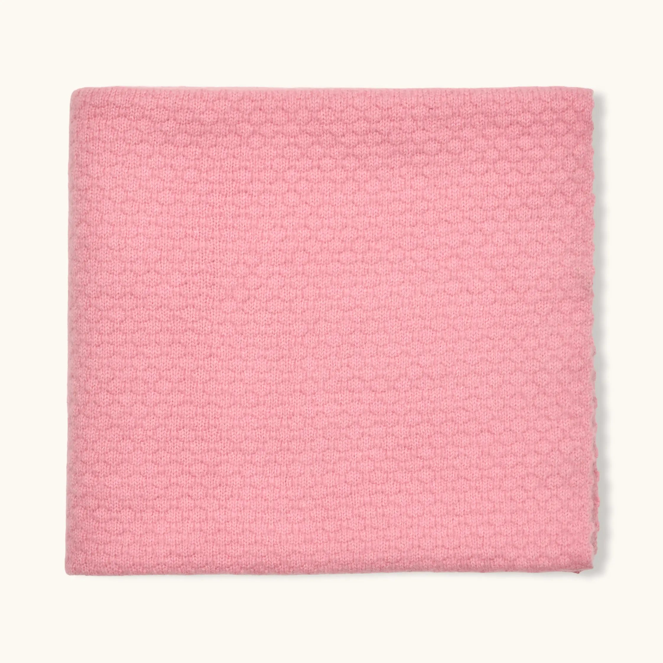 Lalaby Aura baby blanket in sorbet pink cashmere