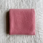 Lalaby Aura baby blanket in sorbet pink cashmere