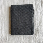 Lalaby Aura baby blanket in storm grey cashmere