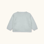Lalaby Bobbie cardigan for babies in bluey light blue cashmere