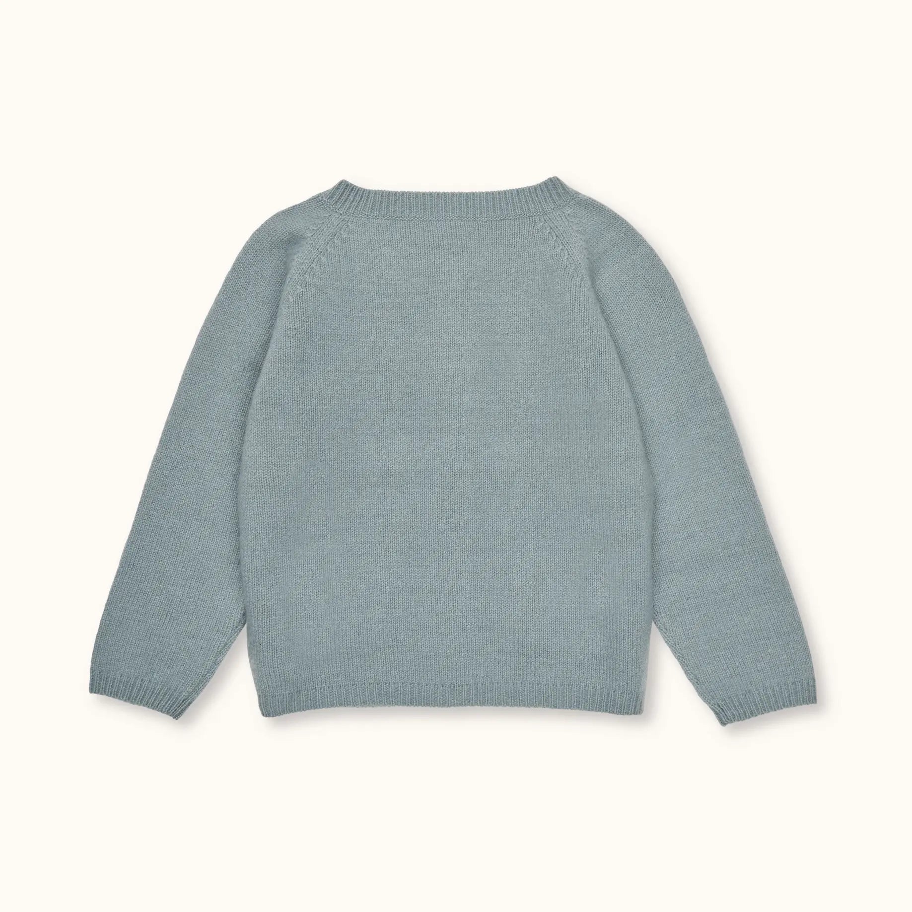 Lalaby Bobbie cardigan for kids in dove blue cashmere