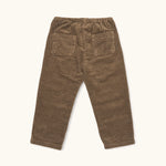 Lalaby Charlie trousers for kids in cookie brown organic cotton mega cord
